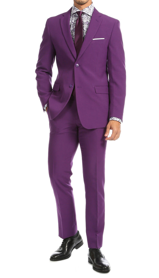 Sovereign Purple Slim Fit 2-Piece Suit
