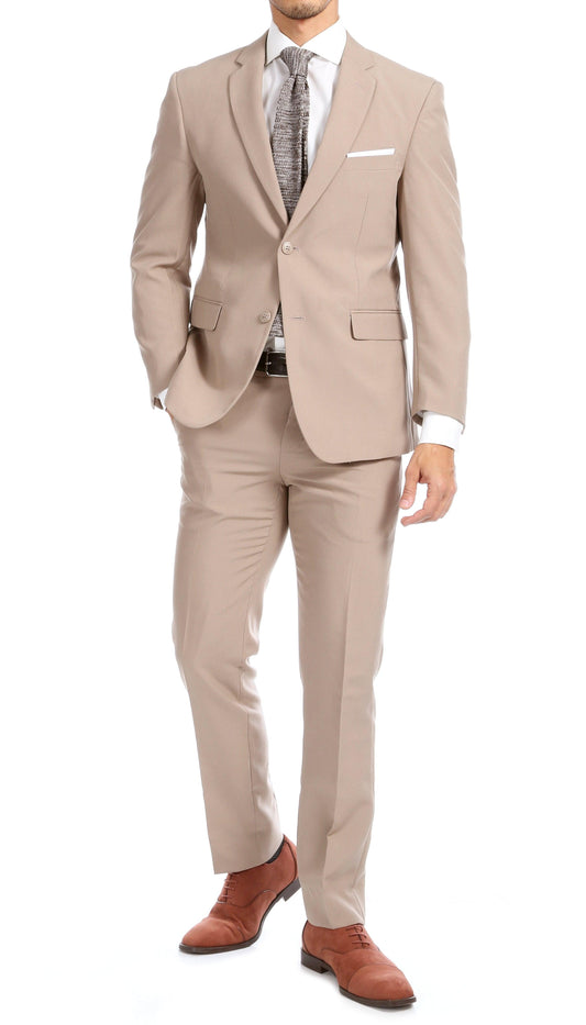 Sovereign Tan Slim Fit 2-Piece Suit