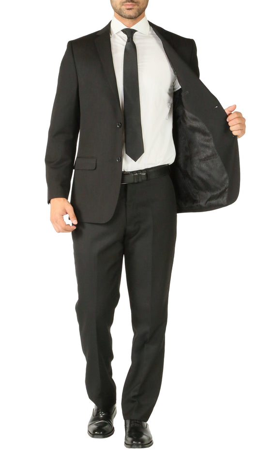 Kensington Black Premium 2-Piece Wool Suit