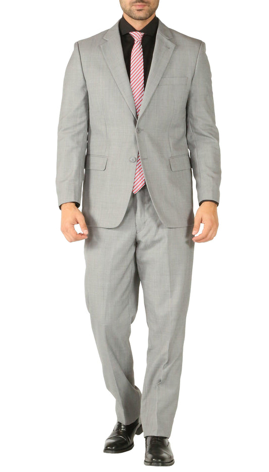 Kensington Light Grey Premium Wool 2-Piece Suit